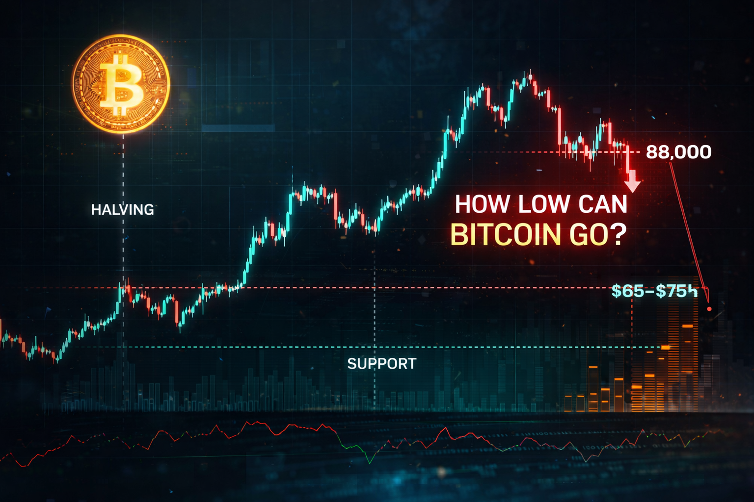 Въпросът докъде може да поевтинява биткойнът почти винаги се появява